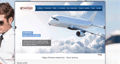 Desktop Screenshot of pegazair.rs
